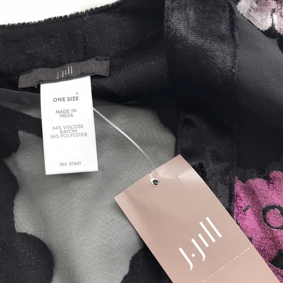 Black floral cover. One size fits most. NWT - Picture 2 of 2